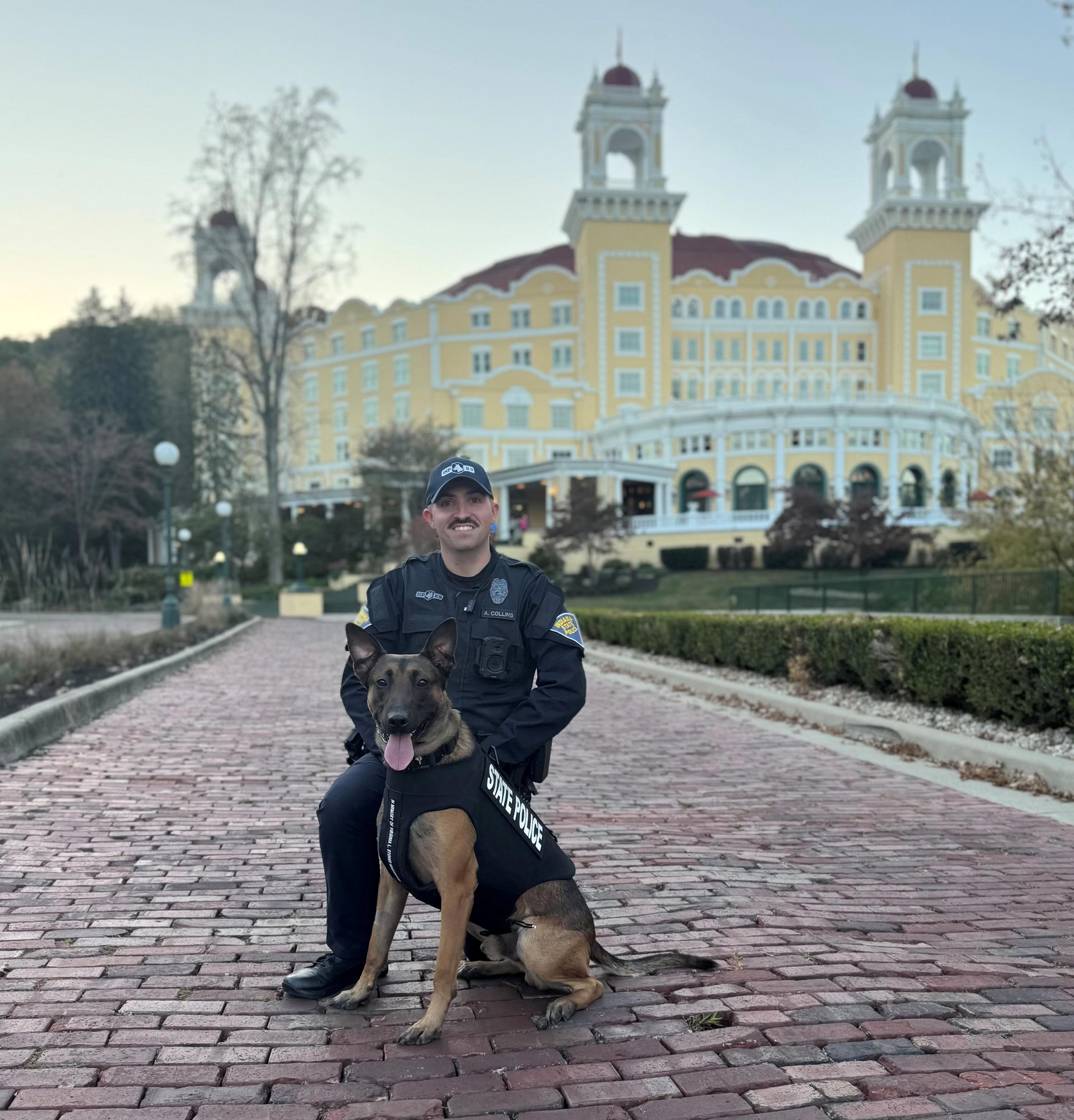 Indiana police dog Leo gets new protective armor