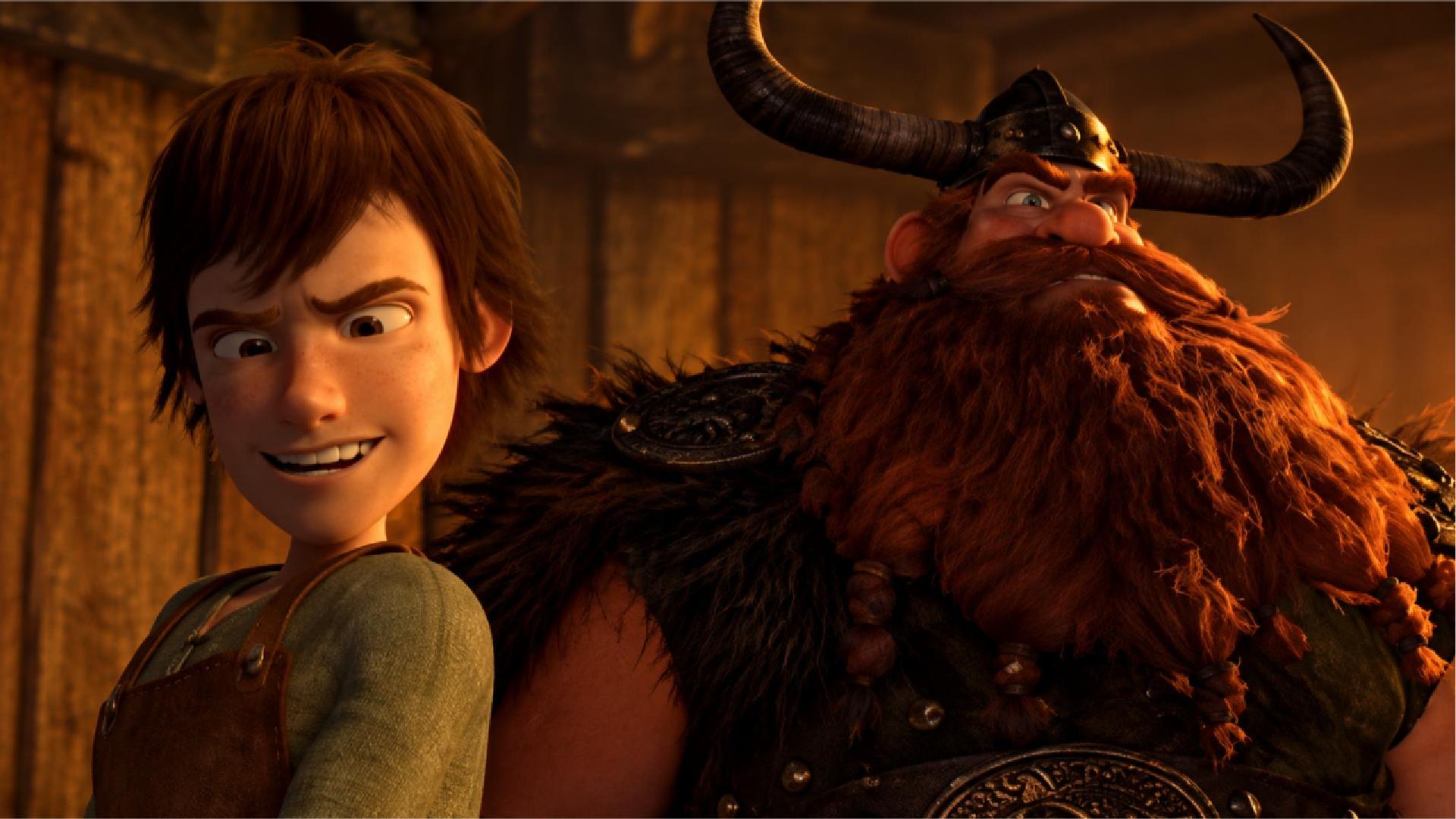 A small viking with big plans in How to Train Your Dragon (2010)