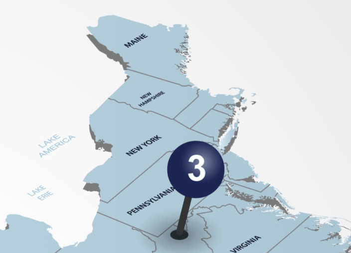 Federal government posts US map, forgets Vermont