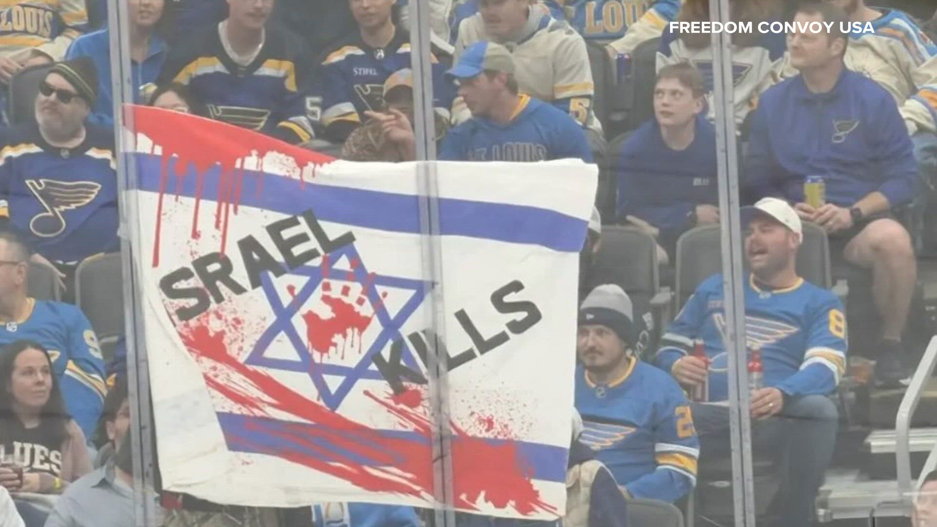 ADL, Freedom Convoy USA split over Blues game banners
