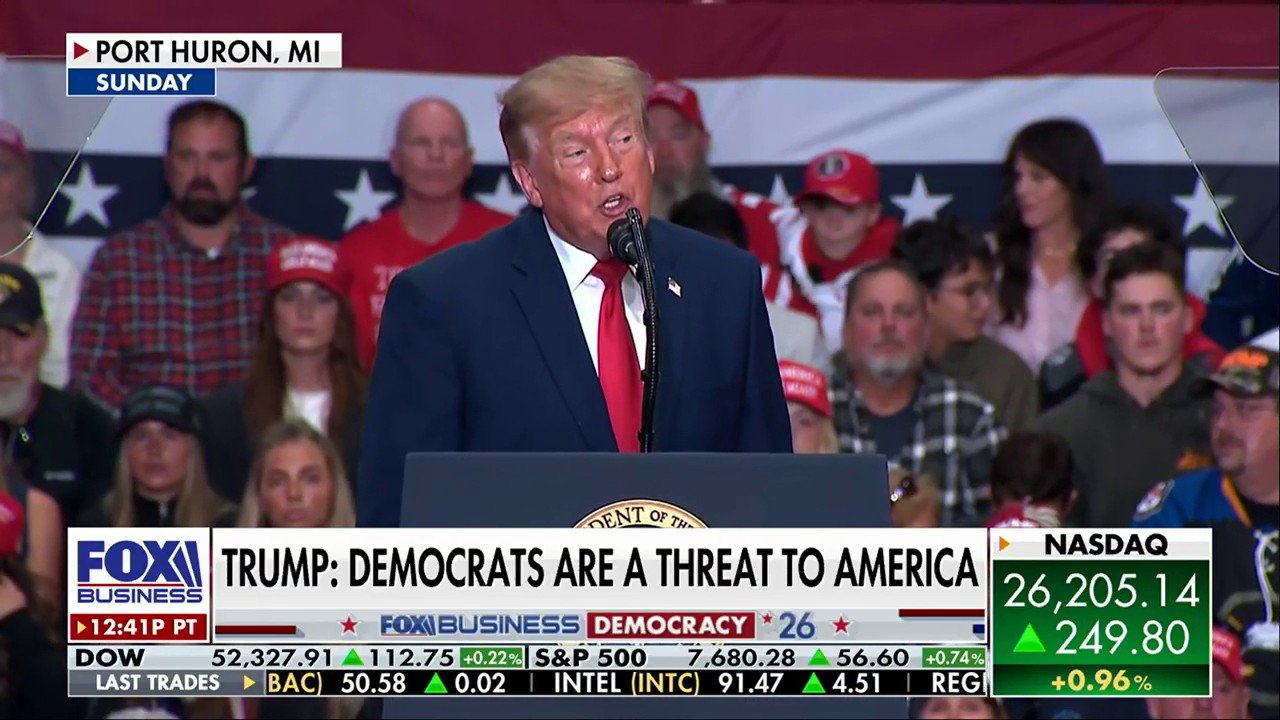 Trump and Obama hit the campaign trail as Michigan Senate race tightens