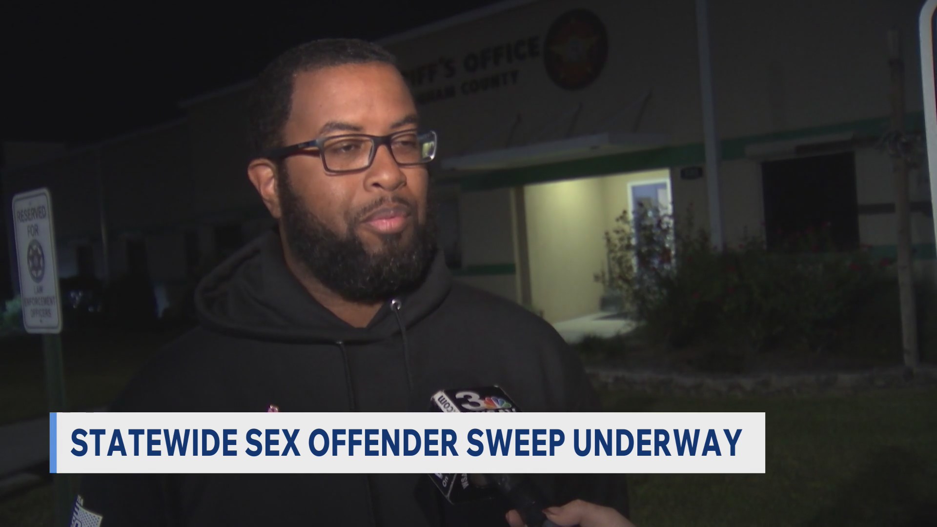 Statewide sex offender sweep underway