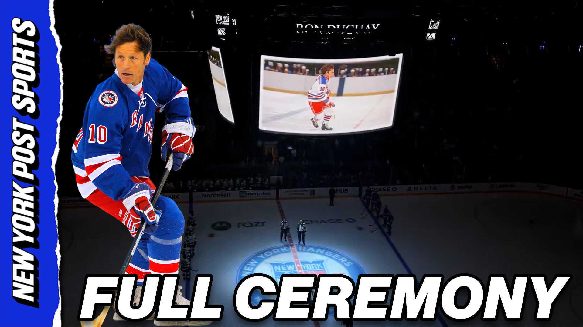 Rangers honor Ron Duguay ahead of Monday's game