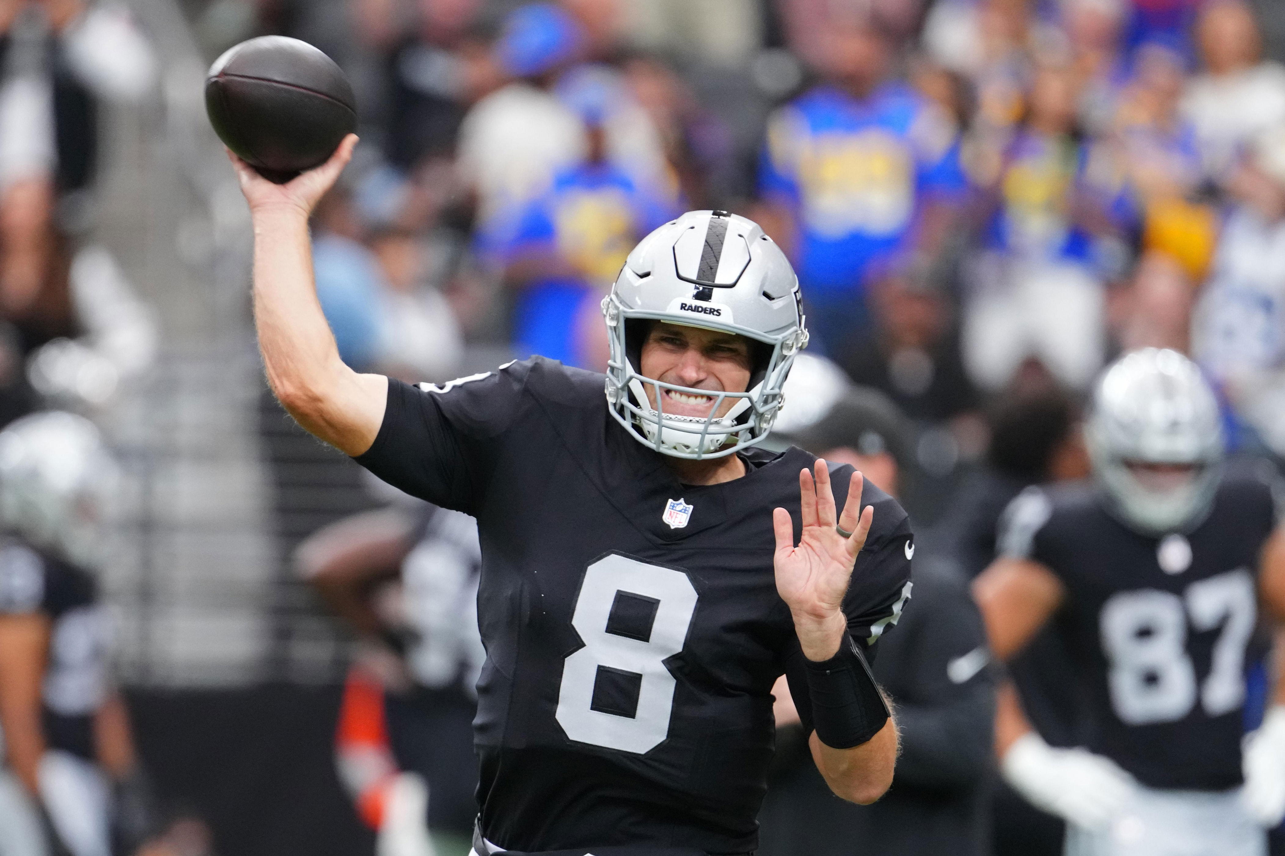 Kirk Cousins remaining Raiders’ starting quarterback