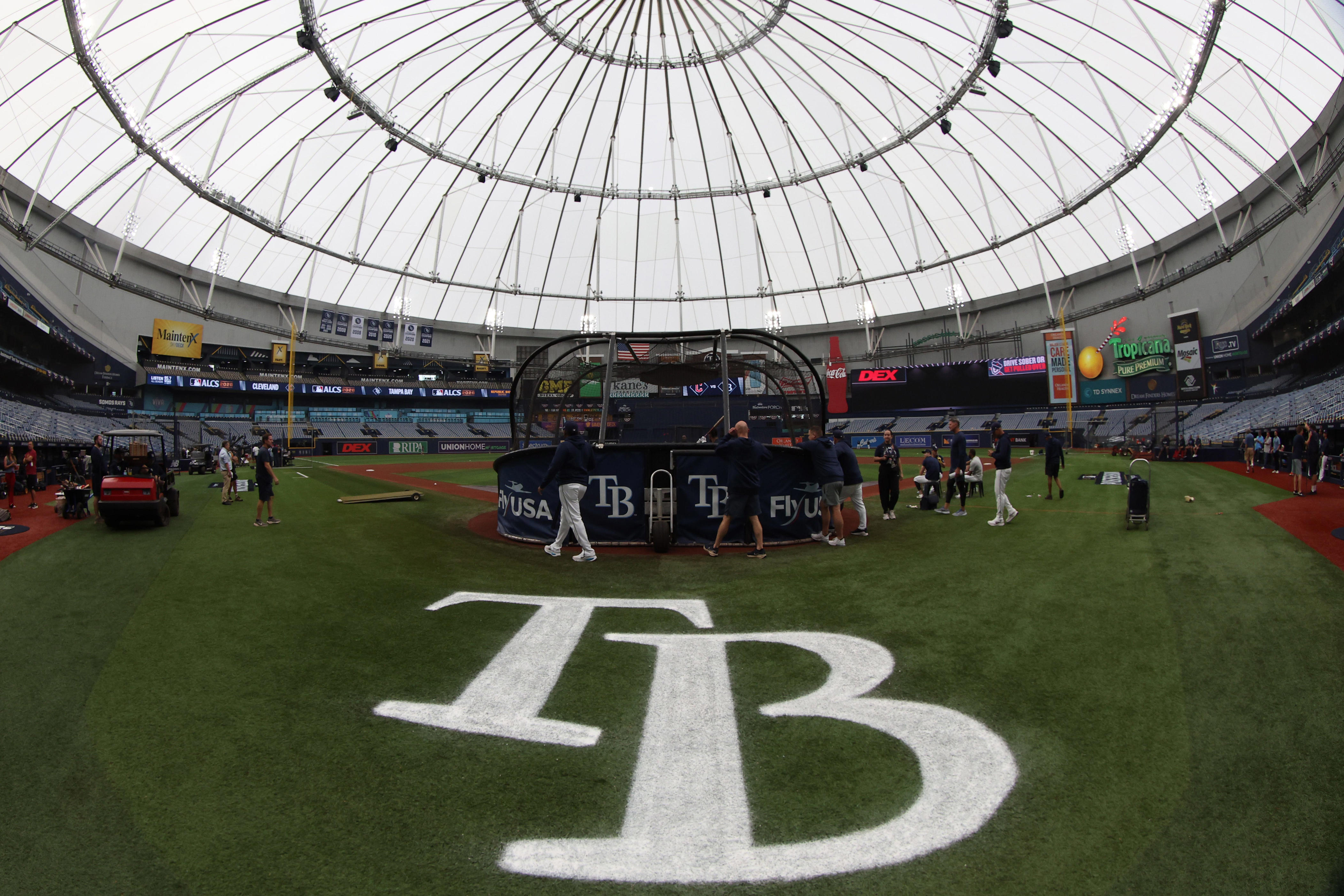 Brewers closer Trevor Megill had harsh words for the roof at the Rays ...