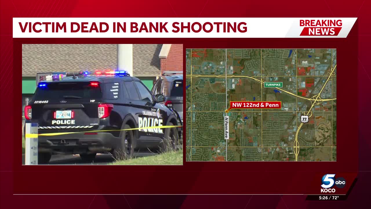 Victim dead after shooting at OKC bank
