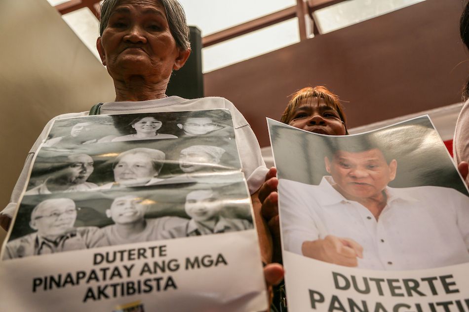 Duterte defense opposes admission of 2 witness testimonies at ICC