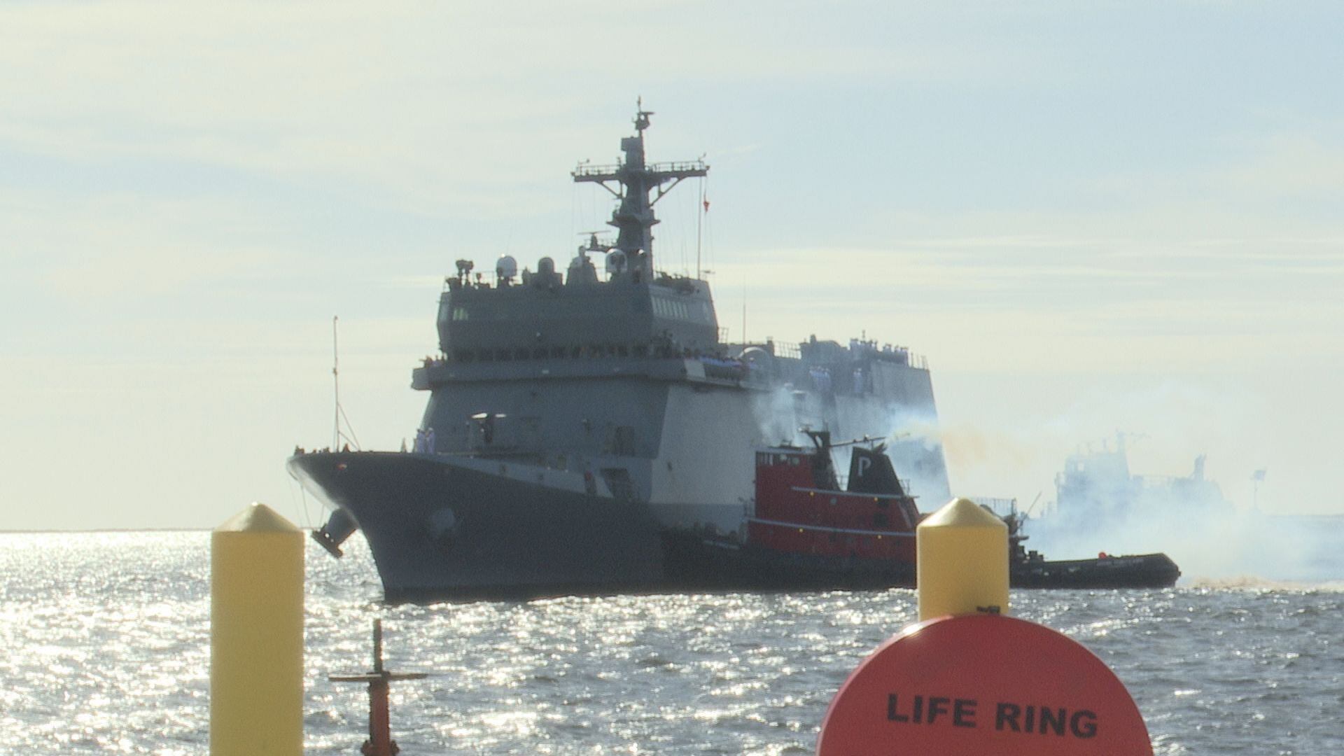 NAS Pensacola welcomes Republic of Korea ship Hansando