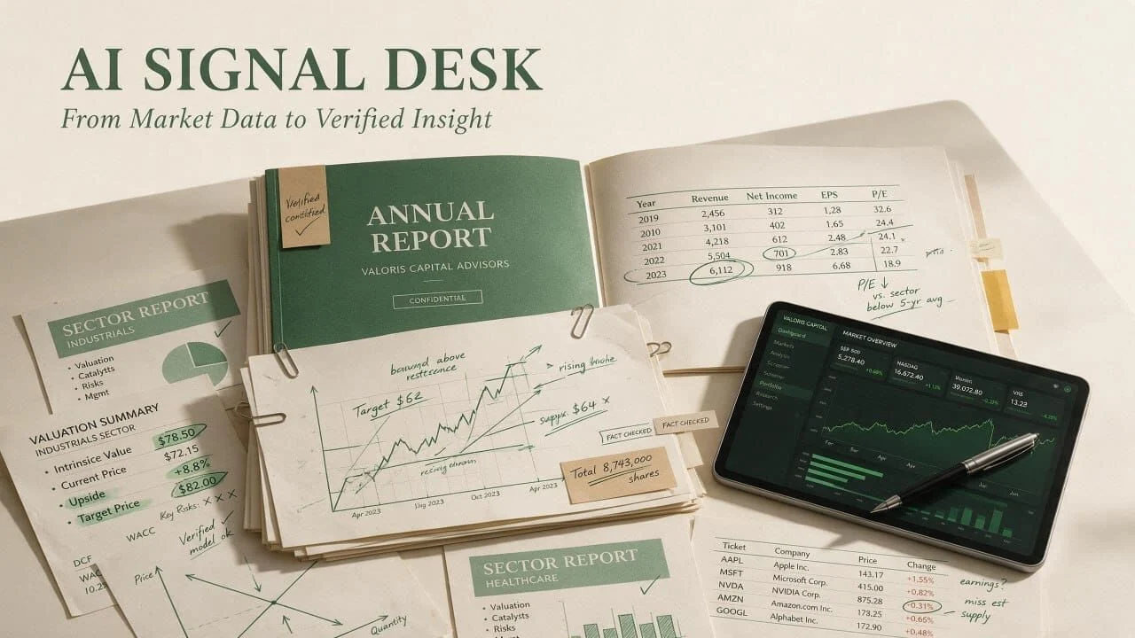 Valoris Capital Academy deploys AI signal desk engine, establishing a ...