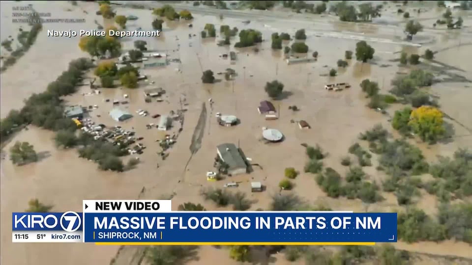 New Mexico experiences massive flooding, EF 1 tornado