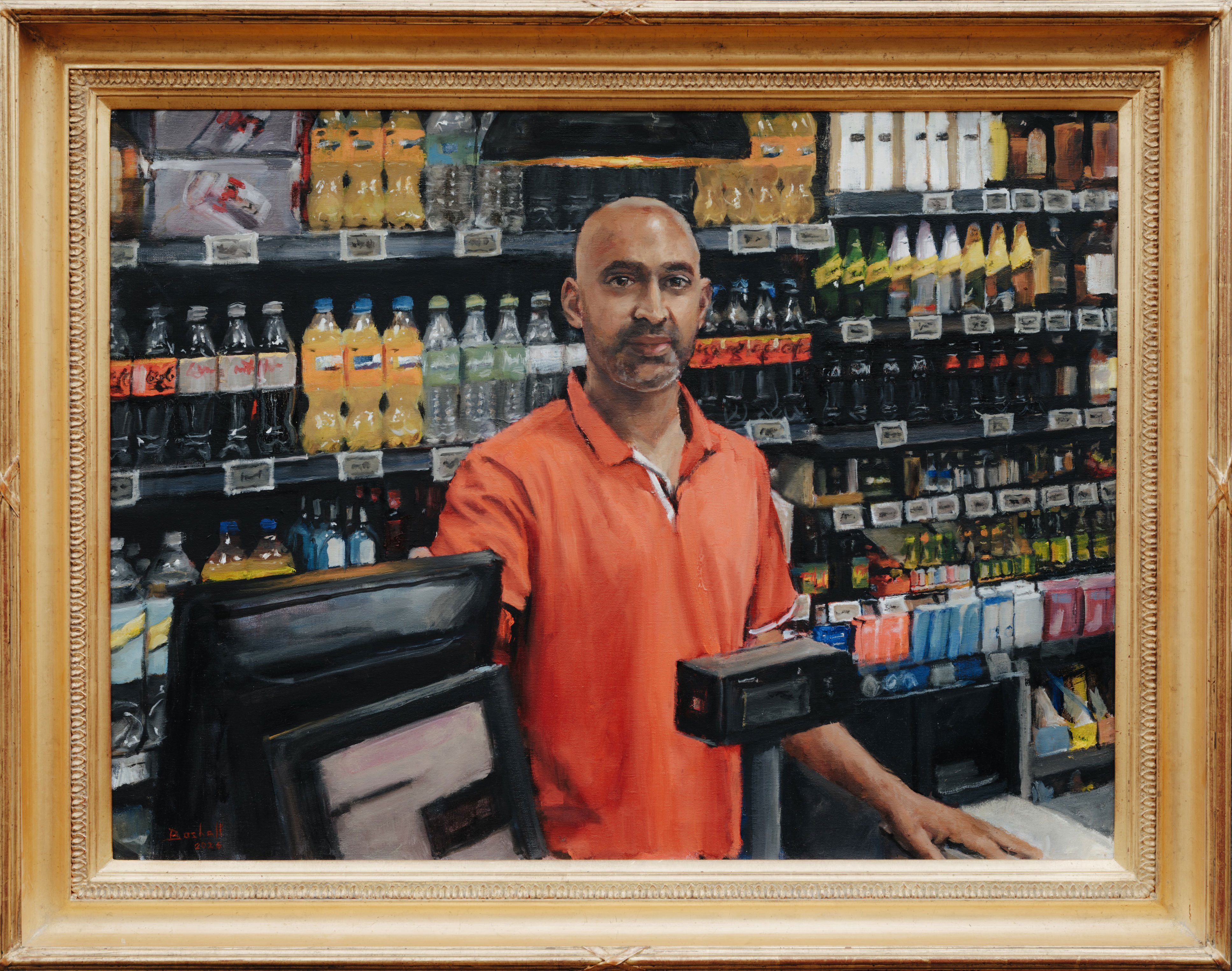 South London corner shop owner honoured with portrait by royal artist
