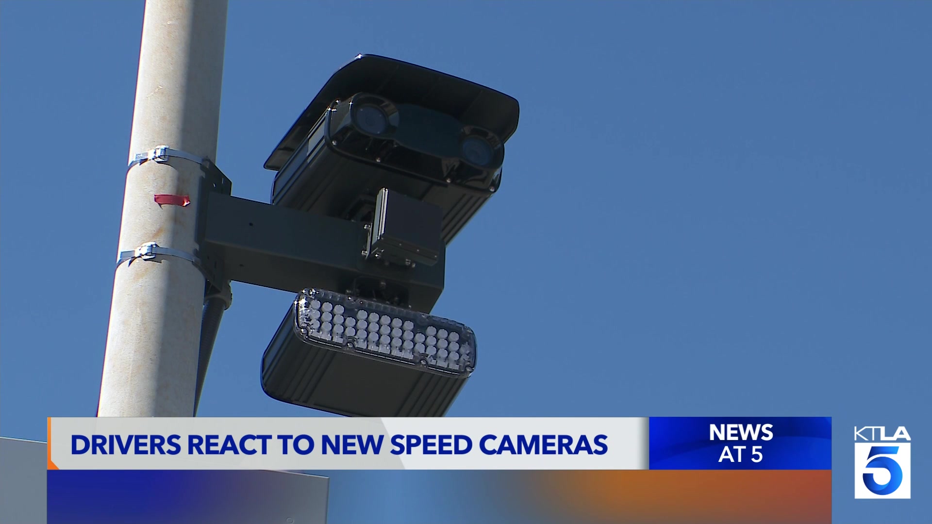 Speed cameras activated across Los Angeles