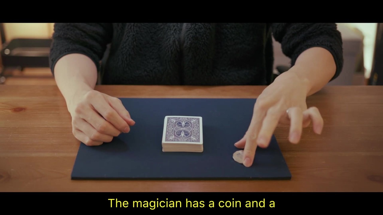 Oscar Owen's coin-through-cards trick explained