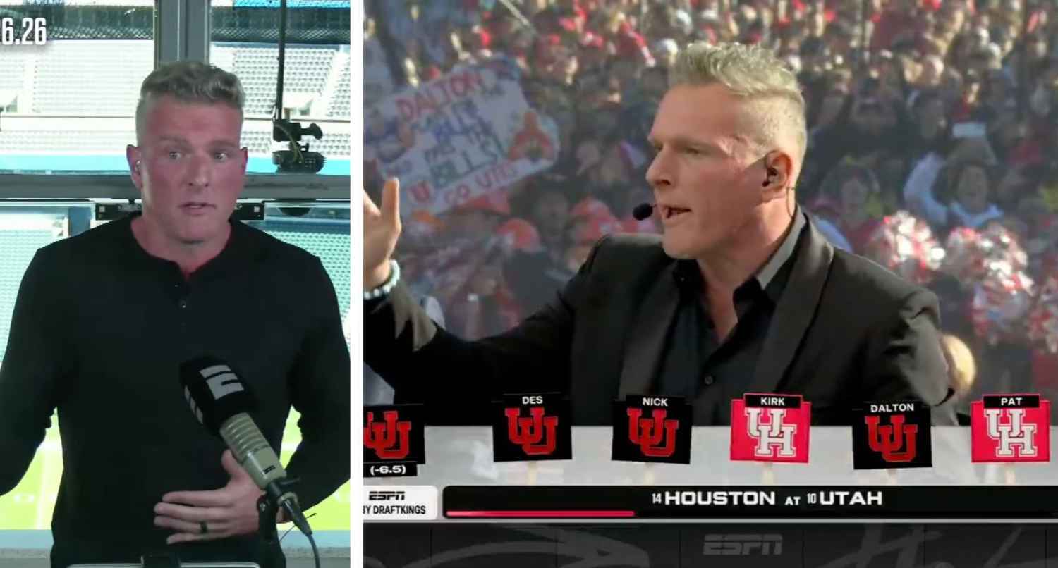 Pat McAfee 'very uncomfortable' at Utah