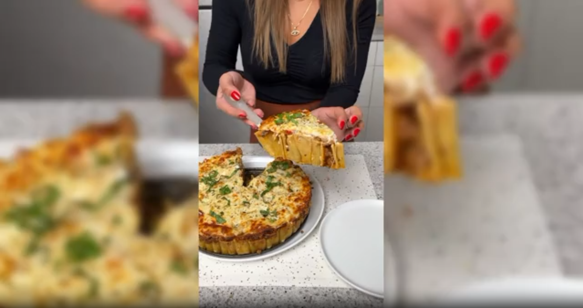 Grandma's cheesy baked rigatoni pie recipe