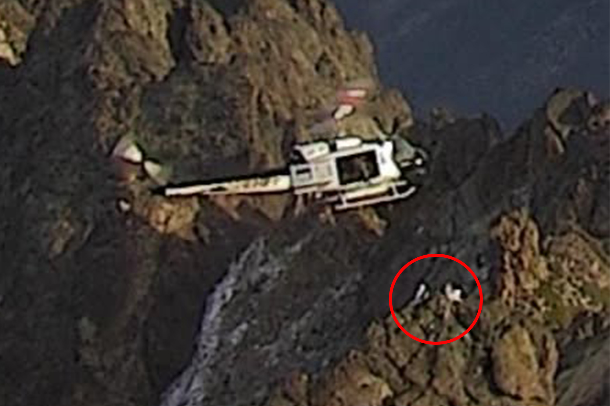 Three stranded on exposed 8,600ft California mountain summit as daring ...