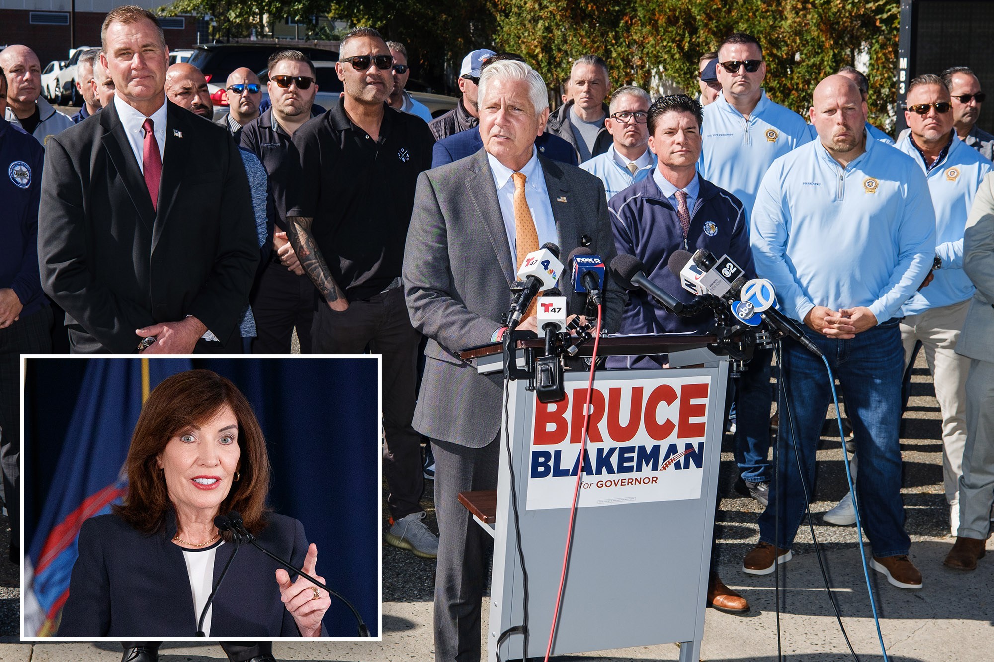 Blakeman backed by police unions from across NYS as gov race enters ...