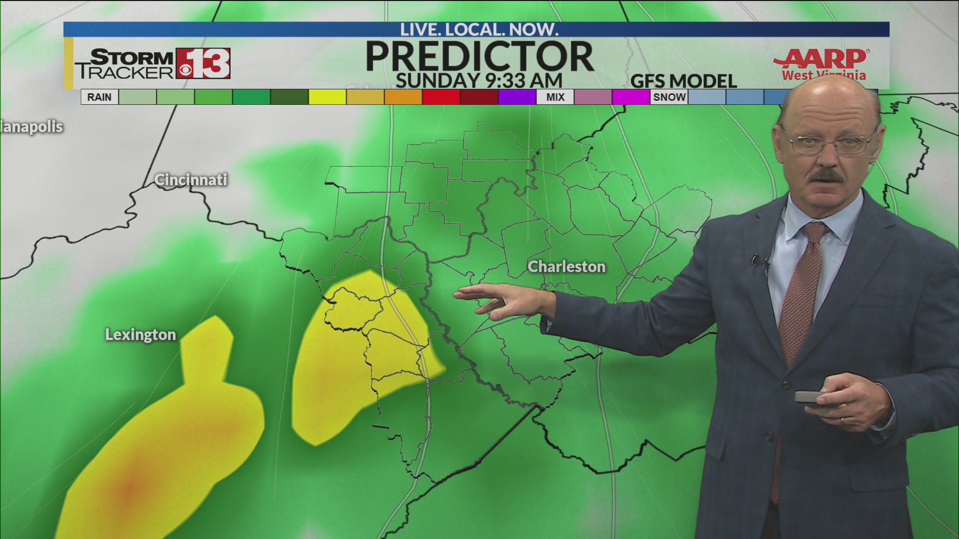 Looks like it's the week to see fall colors for many of us - 6pm Oct 26 ...