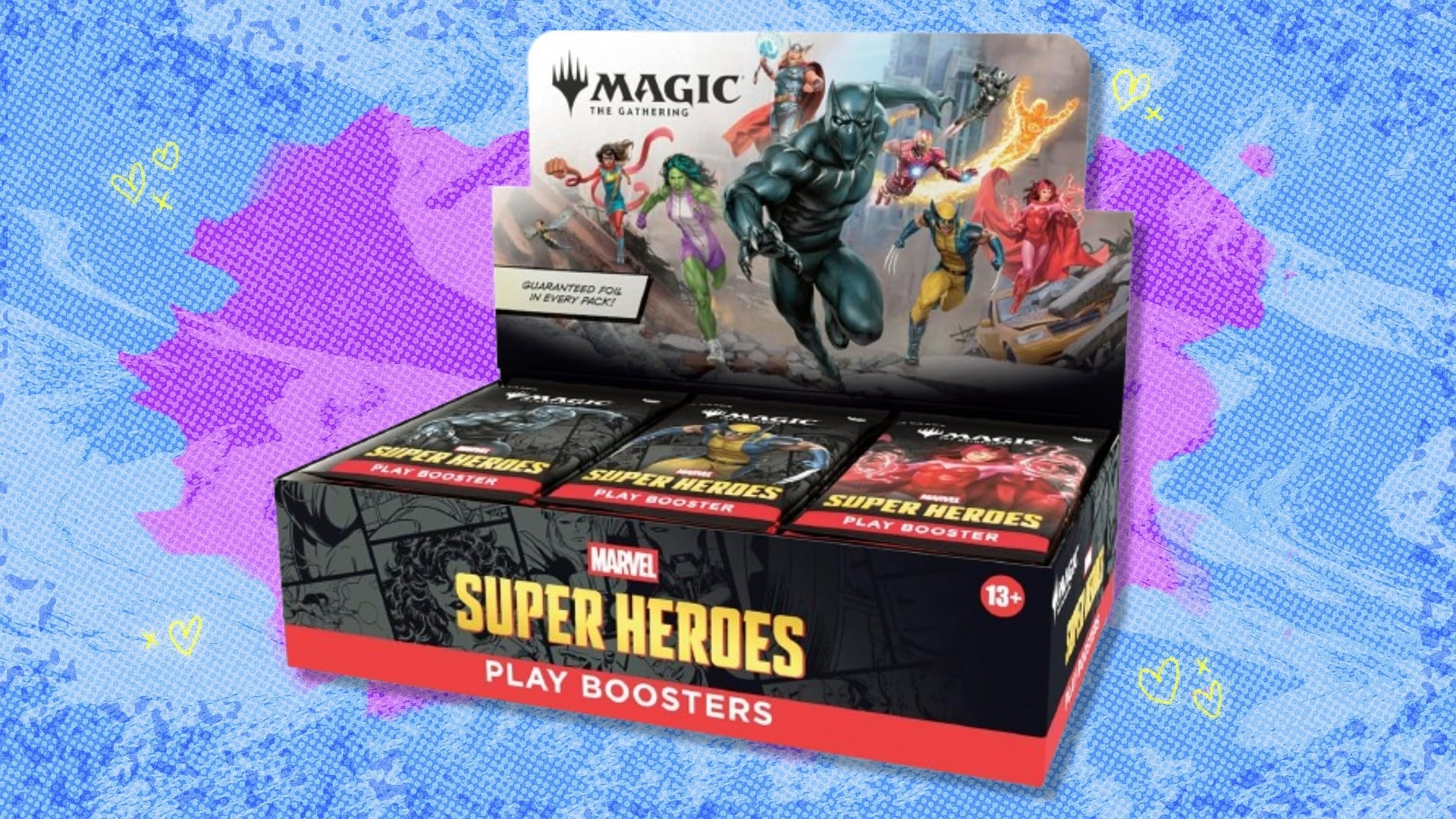 The Magic: The Gathering Marvel Super Heroes Play Booster Box is close ...
