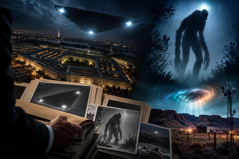 Inside the new Pentagon UFO files: Silent black triangles, an eight ...