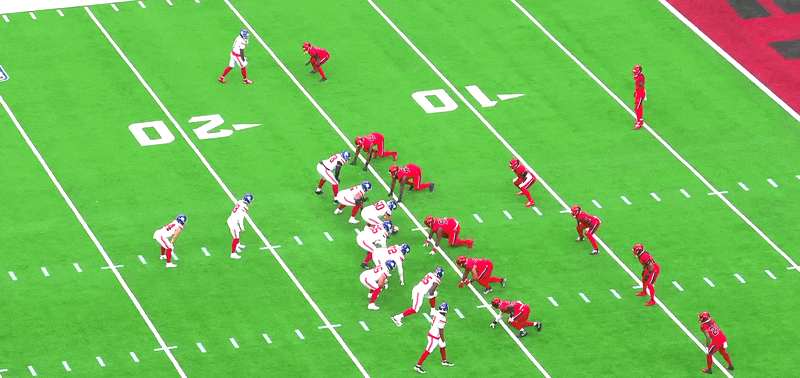 How did the NY Giants spark their running game?