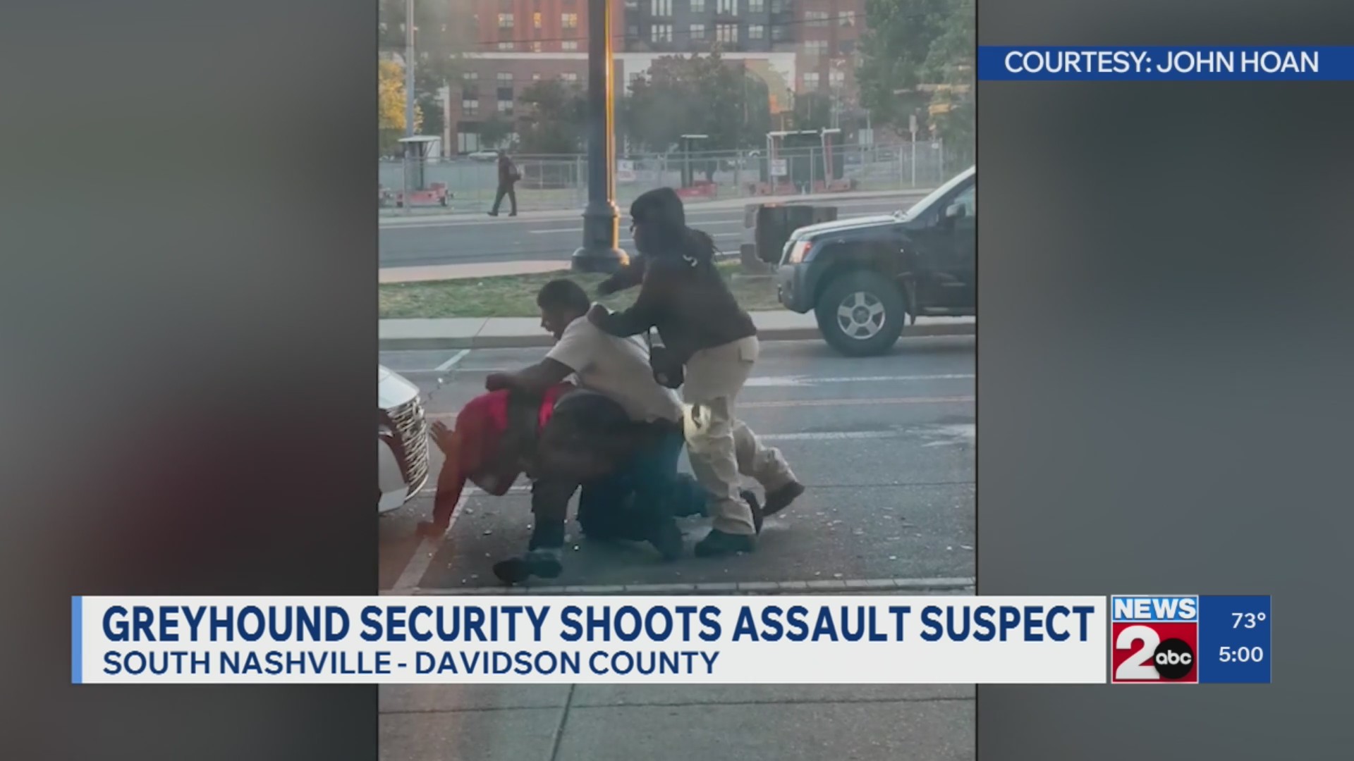 Man shot by security guard at Greyhound bus station, police say