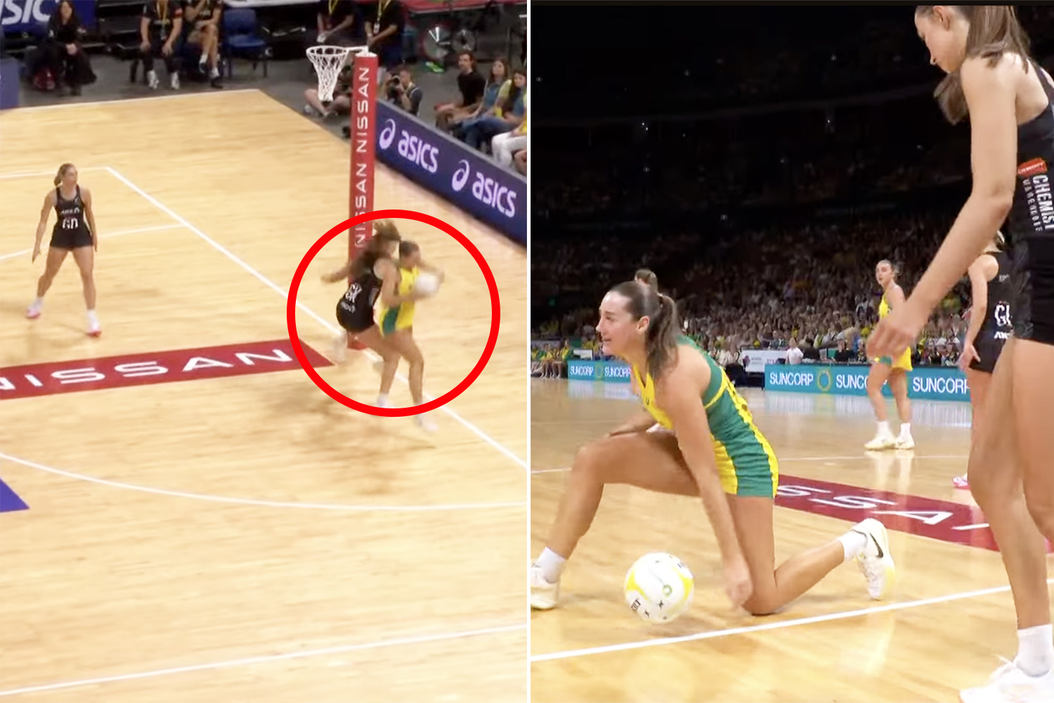 Netball fans divided after Diamonds dudded in controversial moment against New Zealand