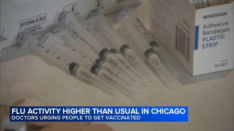 Flu activity higher than usual for October in Chicago, prompting plans ...