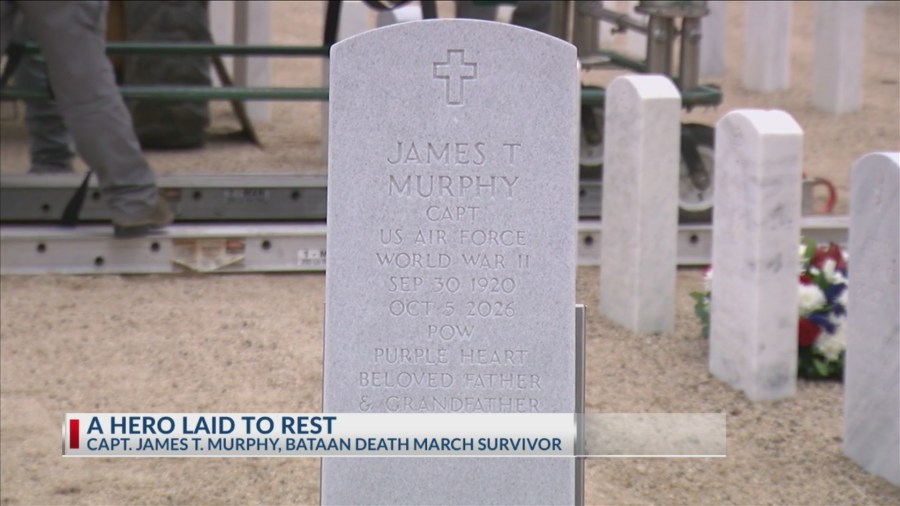 Bataan Death March survivor laid to rest at Bakersfield National ...
