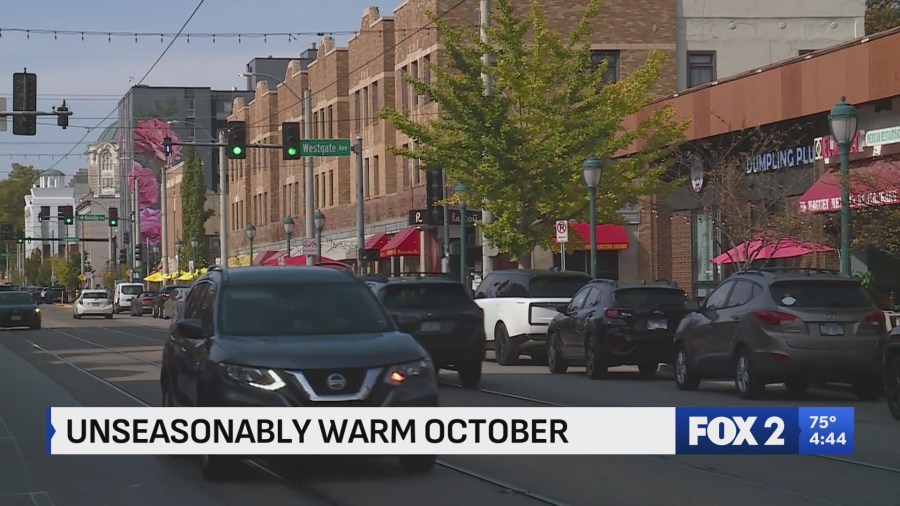 Unseasonably warm weather in St. Louis this Halloween week