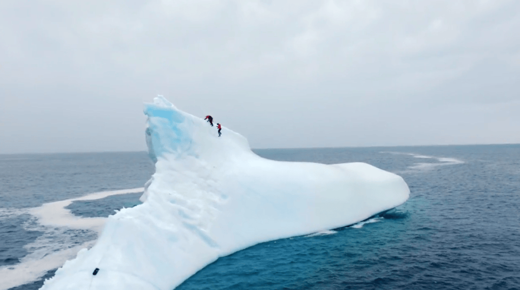 Do brave things: Canadian diver becomes first woman to dive from an iceberg