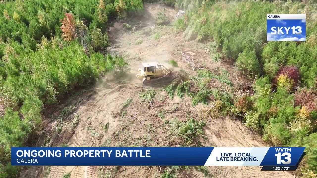 Calera property owner says crews are 50 yards from his land