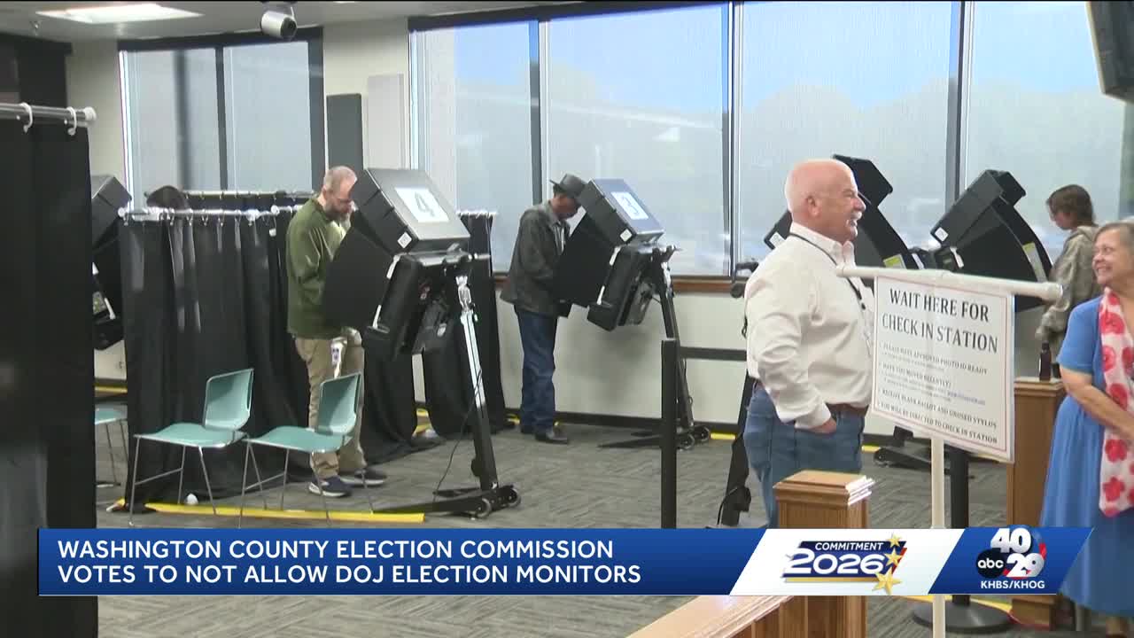 Washington County declines DOJ request to send election monitors