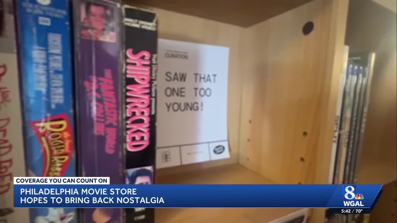 Nostalgia sparks new movie store opening in South Philadelphia