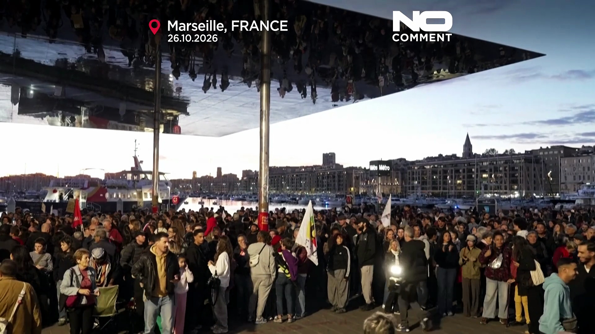 France: crowds fill Marseille's Old Port in anti-racism protest
