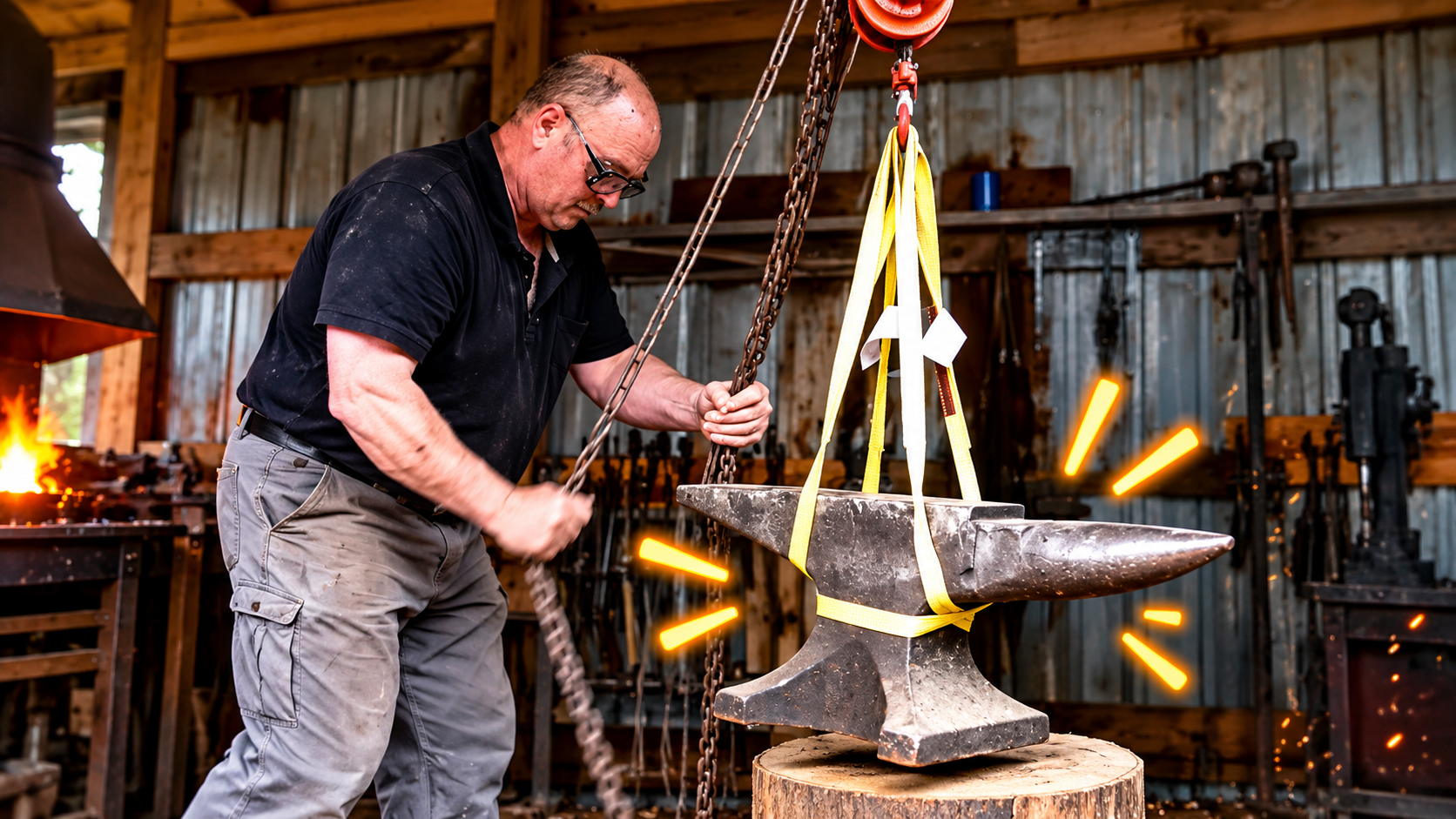How to reduce anvil ring while blacksmithing