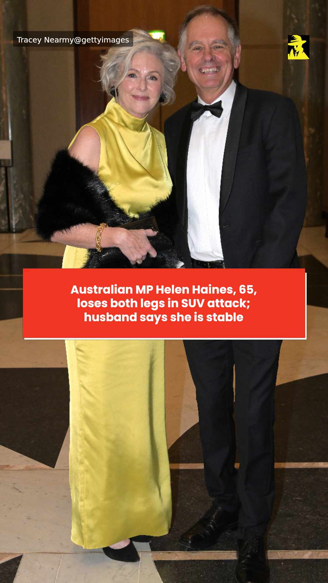 Australian MP Helen Haines, 65, loses both legs in SUV attack; husband ...