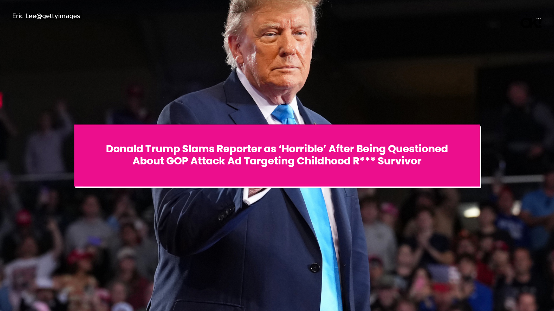 Donald Trump slams reporter as 'horrible' after being questioned about ...