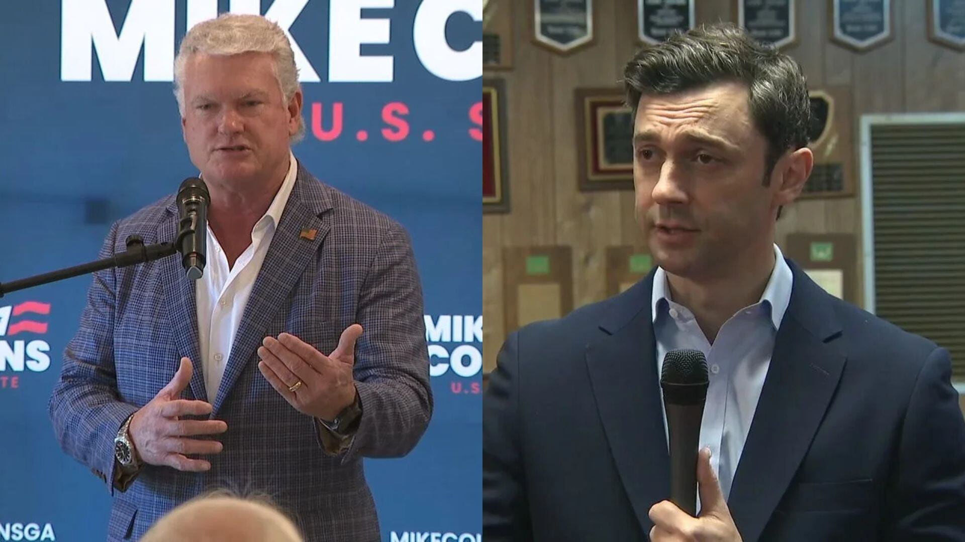 Georgia Senate rivals agree prices are high. Not on why.