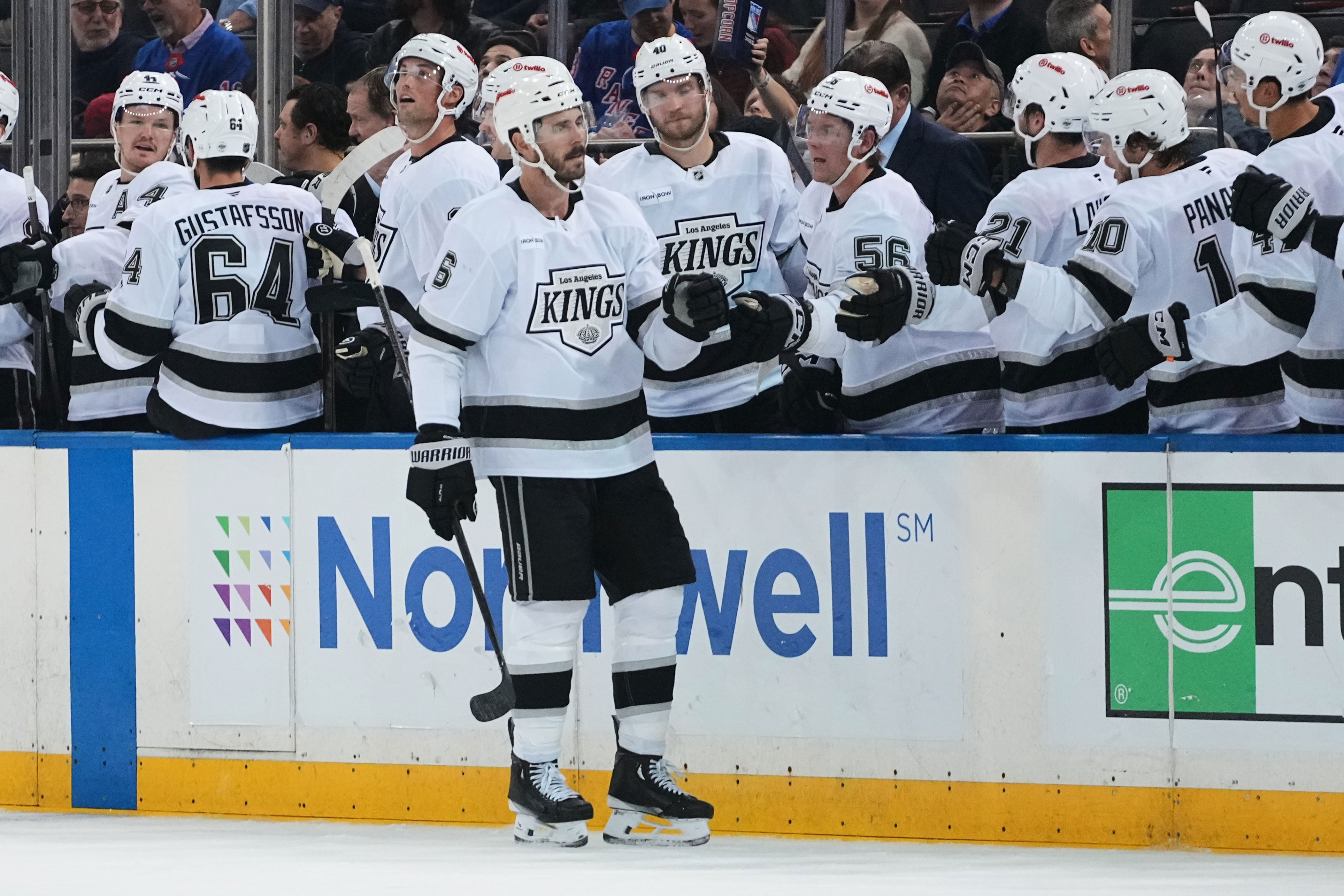 Drew Doughty posts 1 goal, 2 assists as Kings beat Rangers 6-3