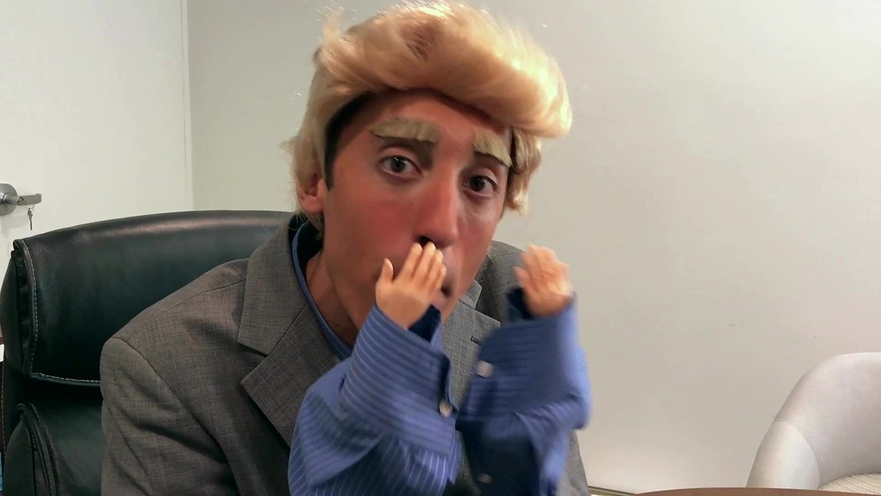 Morgan Jay sings a Donald Trump hand size parody
