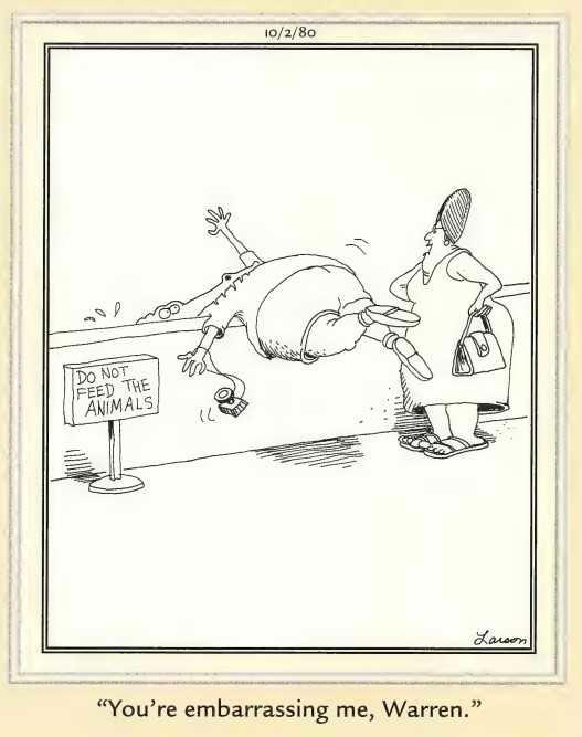 10 hilarious Far Side comics from 1980 about people who are totally doomed