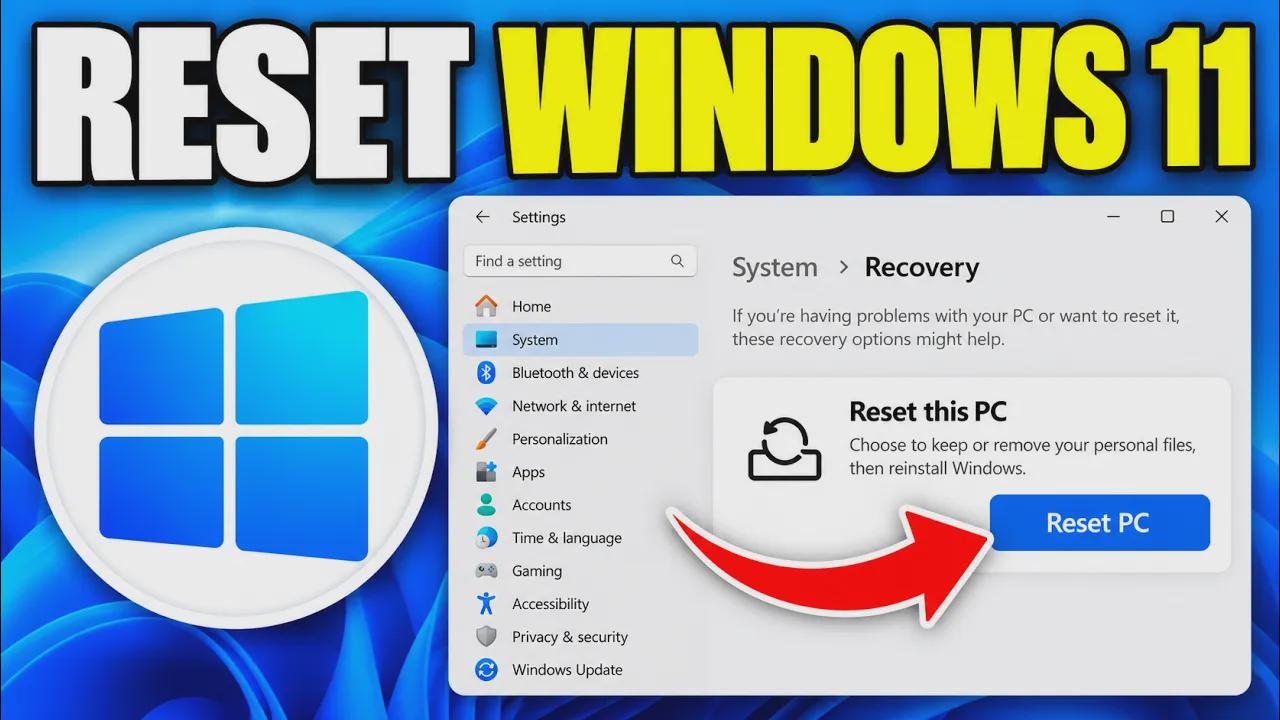 How to reset Windows 11