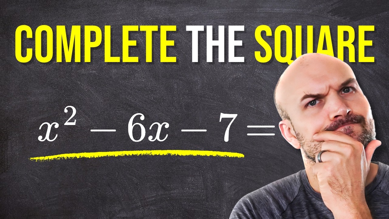 Can you solve x² - 6x - 7 = 0 by completing the square?