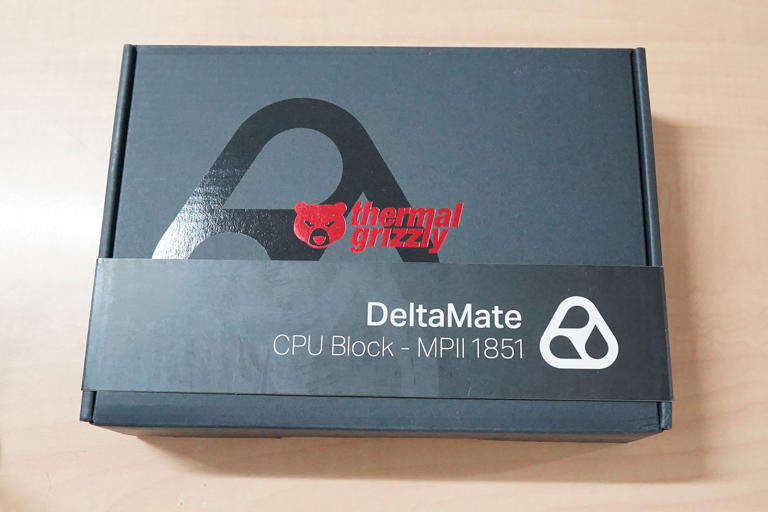 ガラス窓やアルミ製カバーを備えた水冷ブロック「Thermal Grizzly DeltaMate CPU Block - MPII Intel ...