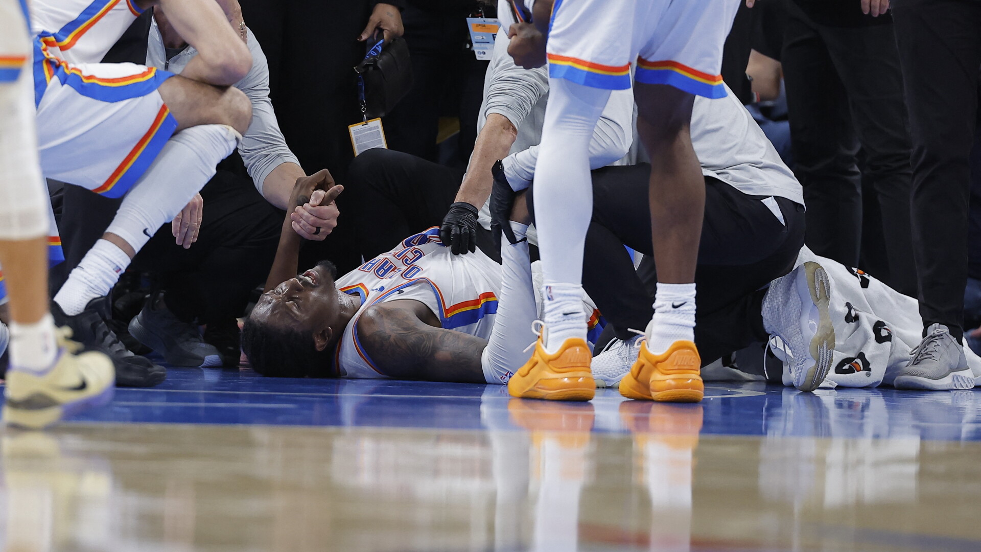 Thunder's Jalen Williams has dislocated left ankle, fractured fibula ...