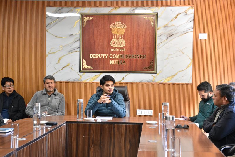 DC Nubra convenes meeting on panchayat elections 2026