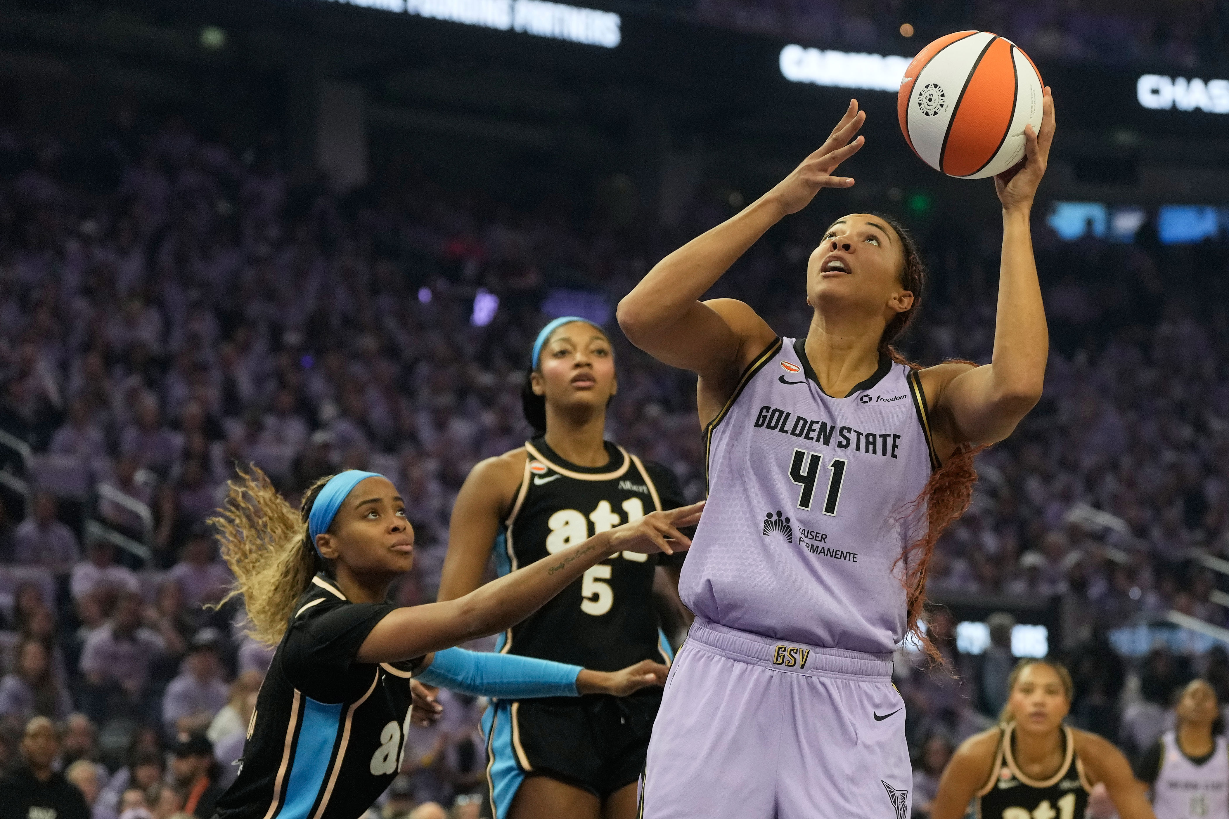 WNBA finals: Kiah Stokes, Valkyries shut down Dream in Game 5 to get within a win of first championship