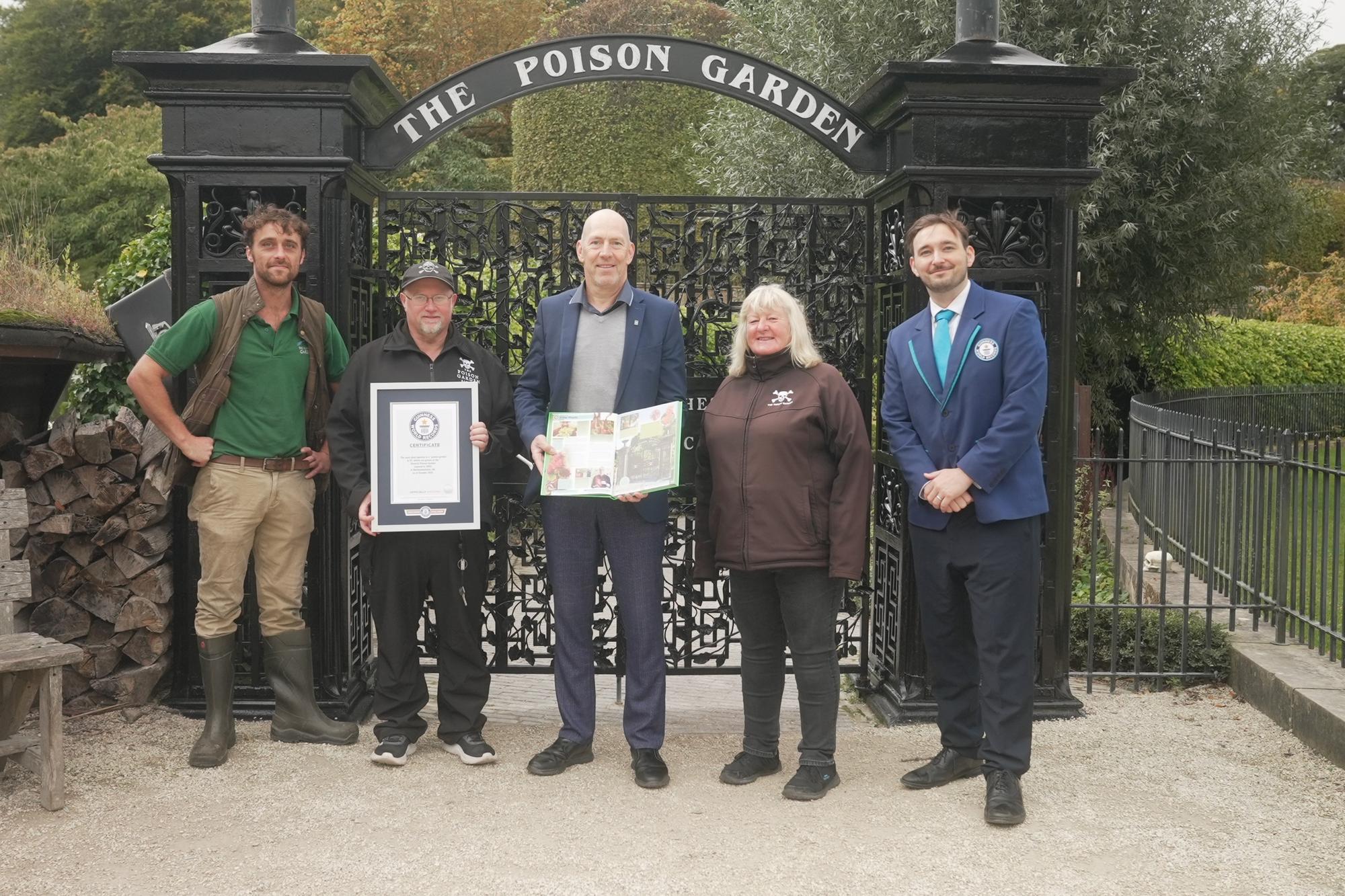 Alnwick's deadly poison garden - with 97 toxic species - recognised by ...