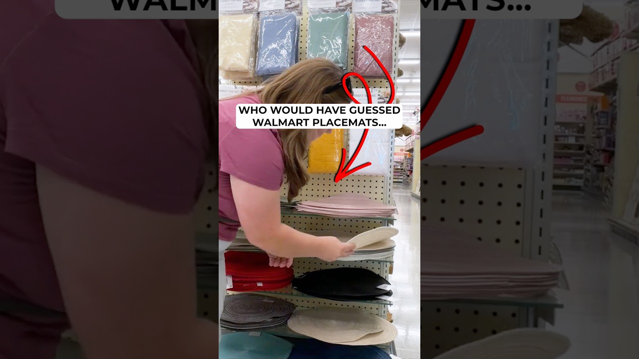 The genius reason people are hanging Walmart placemats in their kitchen ...